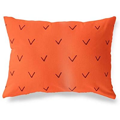 Bonamaison Le Jardin du Lin Kissenbezug Zierkissenbezug Orange-Bordeaux Kissenbezug, Für Bett, Auto, Sofa, Haus, Wohnzimmer, Schlafzimmer, Dekoration, 45x60 Cm Entworfen und hergestellt in der Türkei Bonamaison Le Jardin du Lin Kissenbezug Zierkissenbezug Orange-Bordeaux Kissenbezug, Für Bett, Auto, Sofa, Haus, Wohnzimmer, Schlafzimmer, Dekoration, 45x60 Cm Entworfen und hergestellt in der Türkei