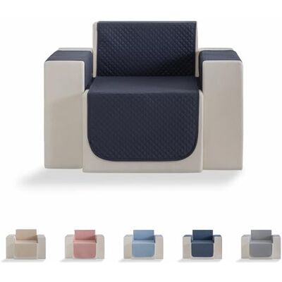 Todocama Sofabezug, Sitzschutz, gepolstert, mit Rautenmuster, atmungsaktiv, pflegeleicht (Dunkelgrau, 1-Sitzer-Sofa) Todocama Sofabezug, Sitzschutz, gepolstert, mit Rautenmuster, atmungsaktiv, pflegeleicht (Dunkelgrau, 1-Sitzer-Sofa)
