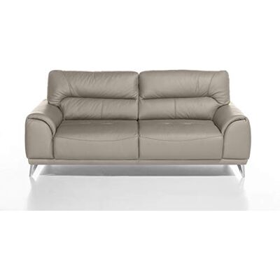 Mivano 3-Sitzer Couch Frisco / 3er Ledercouch in Kunstleder passend zum Sessel und 2er Sofa Frisco / Sofagarnitur / 210 x 92 x 96 / Hellbraun Mivano 3-Sitzer Couch Frisco / 3er Ledercouch in Kunstleder passend zum Sessel und 2er Sofa Frisco / Sofagarnitur / 210 x 92 x 96 / Hellbraun