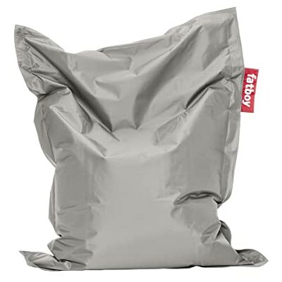 Fatboy Original Sitzsack Junior 100 x 130cm Silber Kinder Sitzsack Nylon, Robuster und Langlebiger Relaxsessel, Drinnen, Bequemes, Nachfüllbares Sitzkissen und Gaming Stuhl Fatboy Original Sitzsack Junior 100 x 130cm Silber Kinder Sitzsack Nylon, Robuster und Langlebiger Relaxsessel, Drinnen, Bequemes, Nachfüllbares Sitzkissen und Gaming Stuhl