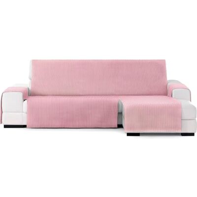 ECOMMERC3 Chaiselongue-Sofabezug mit elastischen Gummibändern für Chaiselongue, Links/rechts – Chaise-Sofabezug in Weiß/Rosa, verstellbar und vielseitig für ChaiseLongue-Sofas, vollständiger Schutz ECOMMERC3 Chaiselongue-Sofabezug mit elastischen Gummibändern für Chaiselongue, Links/rechts – Chaise-Sofabezug in Weiß/Rosa, verstellbar und vielseitig für ChaiseLongue-Sofas, vollständiger Schutz