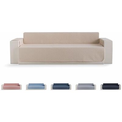 Todocama Sofabezug, Sitzschutz, gepolstert, mit Rautenmuster, atmungsaktiv, leicht zu reinigen, Beige Sand, 4-Sitzer-Sofa Todocama Sofabezug, Sitzschutz, gepolstert, mit Rautenmuster, atmungsaktiv, leicht zu reinigen, Beige Sand, 4-Sitzer-Sofa