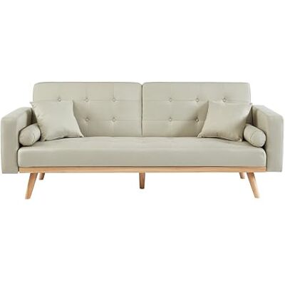 BAÏTA Ecksofa Kelly 3-Sitzer, Stoff, Beige BAÏTA Ecksofa Kelly 3-Sitzer, Stoff, Beige