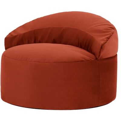 Icon Orb Samt Sitzsack Sessel mit Füllung, Rot In Deutschland Hergestellt, Sitzsack Erwachsene, Weicher Samtstoff, Bequemer Sessel für Wohnzimmer und Schlafzimmer Icon Orb Samt Sitzsack Sessel mit Füllung, Rot In Deutschland Hergestellt, Sitzsack Erwachsene, Weicher Samtstoff, Bequemer Sessel für Wohnzimmer und Schlafzimmer