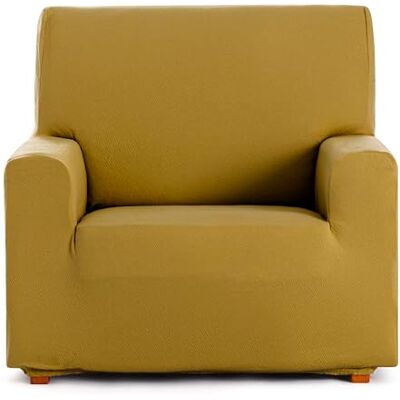 Eysa Bi-elastischer Sofabezug für 1-Sitzer, Senf, Design Harlem Eysa Bi-elastischer Sofabezug für 1-Sitzer, Senf, Design Harlem