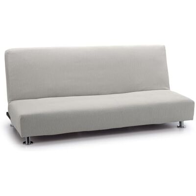 FAVERTI ® Elastischer Sofabezug für Schlafsofa, 3-Sitzer, Modell Reale Hellgrau Universal-Sofabezug Qualitätsschutz aus Jacquard-Stoff FAVERTI ® Elastischer Sofabezug für Schlafsofa, 3-Sitzer, Modell Reale Hellgrau Universal-Sofabezug Qualitätsschutz aus Jacquard-Stoff