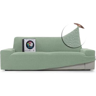 FAVERTI ® Super elastischer Sofabezug für 3-Sitzer von 180 bis 230 cm Modell Novelle Türkis Universalbezug, ideal für Jede Form von Sofas, hochwertiger Jacquard-Stoff, Baumwollgefühl FAVERTI ® Super elastischer Sofabezug für 3-Sitzer von 180 bis 230 cm Modell Novelle Türkis Universalbezug, ideal für Jede Form von Sofas, hochwertiger Jacquard-Stoff, Baumwollgefühl