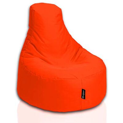 BuBiBag Gamer Sitzsack, Lounge Sessel, Gaming Sitzsäcke, Indoor & Outdoor Kissen für Kinder und Erwachsene (Neonorange;Ø:80cm) BuBiBag Gamer Sitzsack, Lounge Sessel, Gaming Sitzsäcke, Indoor & Outdoor Kissen für Kinder und Erwachsene (Neonorange;Ø:80cm)