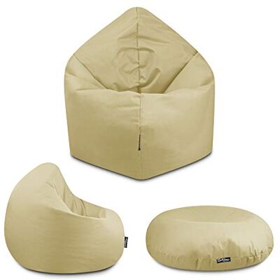 BuBiBag Sitzsack Kinder mit Füllung Bodenkissen Sitzkissen 110 cm Bean Bag mit EPS-Füllung, verdeckter Reißverschluss, abwischbar, Kuschelecke und Spielecke, Indoor geeignet BuBiBag Sitzsack Kinder mit Füllung Bodenkissen Sitzkissen 110 cm Bean Bag mit EPS-Füllung, verdeckter Reißverschluss, abwischbar, Kuschelecke und Spielecke, Indoor geeignet