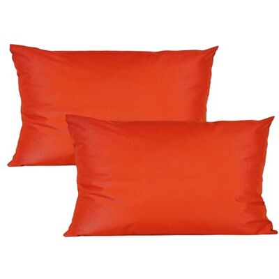 JACK 2er Set 40x60cm Outdoor Kissenhülle Kissenbezug Wasserfest Sitzkissen Lounge Kissen Garten Stuhl Lotus Effekt, Farbe:Orange JACK 2er Set 40x60cm Outdoor Kissenhülle Kissenbezug Wasserfest Sitzkissen Lounge Kissen Garten Stuhl Lotus Effekt, Farbe:Orange