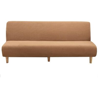 LJQAIZYL Sofabezug Ohne Armlehnen Beige/Grau 3/2 Sitzer Sofabettüberzug Ohne Armlehne Rutschfest Stretch Spandex Futon-Sofa-Sitzbezüge Faltbar Sofabezug klappbares Schlafsofa Schonbezug(120-150cm,Camel) LJQAIZYL Sofabezug Ohne Armlehnen Beige/Grau 3/2 Sitzer Sofabettüberzug Ohne Armlehne Rutschfest Stretch Spandex Futon-Sofa-Sitzbezüge Faltbar Sofabezug klappbares Schlafsofa Schonbezug(120-150cm,Camel)