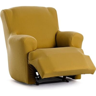 ECOMMERC3 Bi-elastischer Sesselbezug für gemeinsame Füße, einteilig, Bezug für Sofas und Füße, Senffarben, anpassbar, Schaumstoff-Halterung ECOMMERC3 Bi-elastischer Sesselbezug für gemeinsame Füße, einteilig, Bezug für Sofas und Füße, Senffarben, anpassbar, Schaumstoff-Halterung