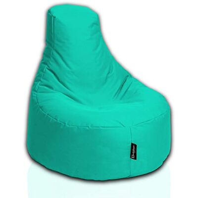 BuBiBag Gamer Sitzsack, Lounge Sessel, Gaming Sitzsäcke, Indoor & Outdoor Kissen für Kinder und Erwachsene (Türkis;Ø:55cm) BuBiBag Gamer Sitzsack, Lounge Sessel, Gaming Sitzsäcke, Indoor & Outdoor Kissen für Kinder und Erwachsene (Türkis;Ø:55cm)