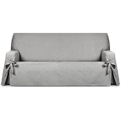Eysa sofabezug mit Krawatten schmutzabweisender 4 sitzer hellgrau Design Genna Eysa sofabezug mit Krawatten schmutzabweisender 4 sitzer hellgrau Design Genna