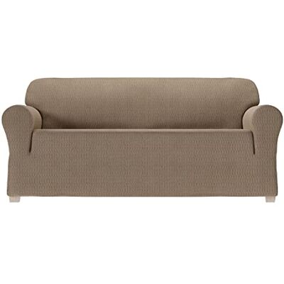 Zenna Home Simply Fit Schonbezug für Sofa, dehnbar, Mokka Zenna Home Simply Fit Schonbezug für Sofa, dehnbar, Mokka