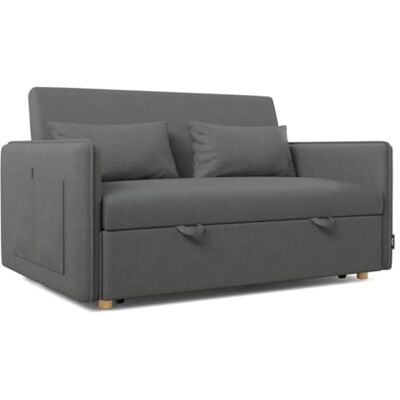 Nalui 2-Sitzer-Sofa, 3-in-1, Nest 2, 139 x 100 x 80 cm, mit Verstellbarer Rückenlehne und 2 Kissen. Bettsofa Chaise Longue, belastbar bis 240 kg. 2-Sitzer-Sofa, umwandelbar in EIN Bett von 120 x 190 Nalui 2-Sitzer-Sofa, 3-in-1, Nest 2, 139 x 100 x 80 cm, mit Verstellbarer Rückenlehne und 2 Kissen. Bettsofa Chaise Longue, belastbar bis 240 kg. 2-Sitzer-Sofa, umwandelbar in EIN Bett von 120 x 190