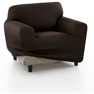 ECOMMERC3 Sofabezug, Größe 1-Sitzer, 70-110 cm, Sofa-Effekt, Braun, einfache Installation, Passform ECOMMERC3 Sofabezug, Größe 1-Sitzer, 70-110 cm, Sofa-Effekt, Braun, einfache Installation, Passform