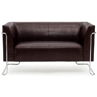 hjh OFFICE Lounge Sofa Curacao Kunstleder Braun hjh OFFICE Lounge Sofa Curacao Kunstleder Braun