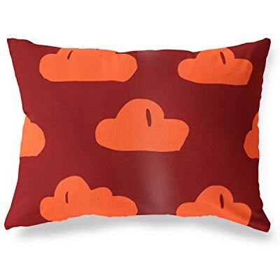 Bonamaison Le Jardin du Lin Kissenbezug Zierkissenbezug Orange-Bordeaux Kissenbezug, Für Bett, Auto, Sofa, Haus, Wohnzimmer, Schlafzimmer, Dekoration, 45x60 Cm Entworfen und hergestellt in der Türkei Bonamaison Le Jardin du Lin Kissenbezug Zierkissenbezug Orange-Bordeaux Kissenbezug, Für Bett, Auto, Sofa, Haus, Wohnzimmer, Schlafzimmer, Dekoration, 45x60 Cm Entworfen und hergestellt in der Türkei
