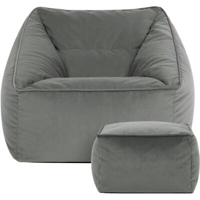 Icon - XXL Sitzsack-Sessel - Grau - Bean bag chair Icon - XXL Sitzsack-Sessel - Grau - Bean bag chair