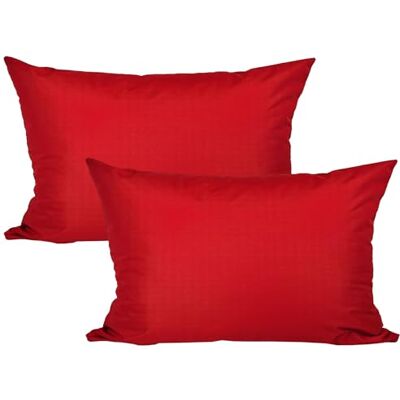 JACK 2er Set 40x60cm Outdoor Kissenhülle Kissenbezug Wasserfest Sitzkissen Lounge Kissen Garten Stuhl Lotus Effekt, Farbe:Rot JACK 2er Set 40x60cm Outdoor Kissenhülle Kissenbezug Wasserfest Sitzkissen Lounge Kissen Garten Stuhl Lotus Effekt, Farbe:Rot