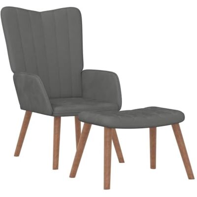 MAISONCHIC Modell 5823 Samtsofa mit Hocker - Relax Möbel MAISONCHIC Modell 5823 Samtsofa mit Hocker - Relax Möbel