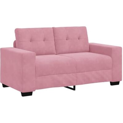 vidaXL Liebesessel Rosa 160 cm Samt Super bequeme Form zum Chillen, Luxuriöser Samt, der sich einfach toll anfühlt, Robuster Holzrahmen, der lange hält vidaXL Liebesessel Rosa 160 cm Samt Super bequeme Form zum Chillen, Luxuriöser Samt, der sich einfach toll anfühlt, Robuster Holzrahmen, der lange hält