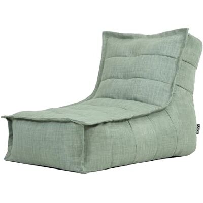 Icon Dolce Outdoor Sitzsack, Salbeigrün, Sitzsack-Liege für Erwachsene mit Füllung, Bean Bag, Wasserabweisender Stoff, Bequemer Sessel für Wohnzimmer, Lounge, Schlafzimmer, Garten Icon Dolce Outdoor Sitzsack, Salbeigrün, Sitzsack-Liege für Erwachsene mit Füllung, Bean Bag, Wasserabweisender Stoff, Bequemer Sessel für Wohnzimmer, Lounge, Schlafzimmer, Garten