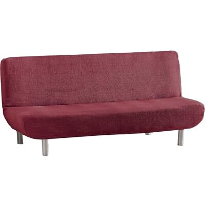 ECOMMERC3 Sofabezug für 3-Sitzer, elastisch, Jacquard, Clic-Clac, Bordeaux, universelle Passform für Clic-Clac-Sofas, atmungsaktiv und verschleißfest, einfach anzubringen und zu entfernen ECOMMERC3 Sofabezug für 3-Sitzer, elastisch, Jacquard, Clic-Clac, Bordeaux, universelle Passform für Clic-Clac-Sofas, atmungsaktiv und verschleißfest, einfach anzubringen und zu entfernen