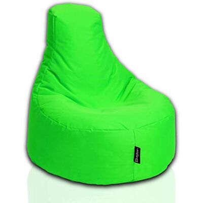BuBiBag Gamer Sitzsack, Lounge Sessel, Gaming Sitzsäcke, Indoor & Outdoor Kissen für Kinder und Erwachsene (Neongrün;Ø:80cm) BuBiBag Gamer Sitzsack, Lounge Sessel, Gaming Sitzsäcke, Indoor & Outdoor Kissen für Kinder und Erwachsene (Neongrün;Ø:80cm)