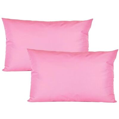 JACK 2er Set 40x60cm Outdoor Kissenhülle Kissenbezug Wasserfest Sitzkissen Lounge Kissen Garten Stuhl Lotus Effekt, Farbe:Rosa JACK 2er Set 40x60cm Outdoor Kissenhülle Kissenbezug Wasserfest Sitzkissen Lounge Kissen Garten Stuhl Lotus Effekt, Farbe:Rosa