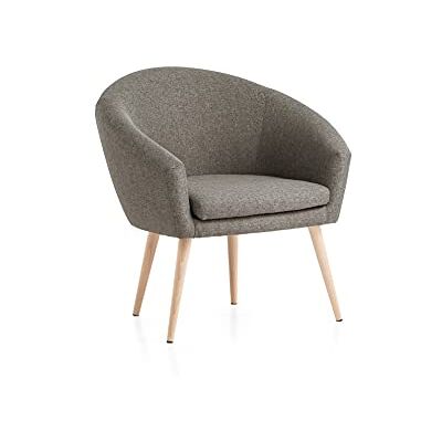 Traumnacht Relaxsessel, Cocktailsessel Theo, bequemer Polstersessel mit Armlehnen, produziert nach deutschem Qualitätsstandard, hellbraun, 65 x 74 x 81 cm Traumnacht Relaxsessel, Cocktailsessel Theo, bequemer Polstersessel mit Armlehnen, produziert nach deutschem Qualitätsstandard, hellbraun, 65 x 74 x 81 cm