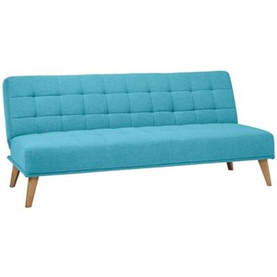 SHIITO Louis XIV Schlafsofa mit klick-Clac-Öffnung Wo Eleganz und Komfort treffen Capitoné-Design in Türkis 189,5 x 88 x 89 cm SHIITO Louis XIV Schlafsofa mit klick-Clac-Öffnung Wo Eleganz und Komfort treffen Capitoné-Design in Türkis 189,5 x 88 x 89 cm
