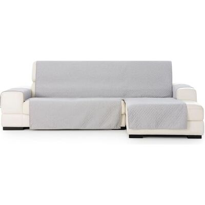 ECOMMERC3 Chaiselongue-Sofabezug, normal rechts, universell und vielseitig – Chaiselongue-Sofabezug, hellgrau, einfach anzubringen, für Rückenlehne, Sitz und Armlehnen ECOMMERC3 Chaiselongue-Sofabezug, normal rechts, universell und vielseitig – Chaiselongue-Sofabezug, hellgrau, einfach anzubringen, für Rückenlehne, Sitz und Armlehnen