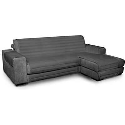 Italian Bed Linen Elegant Tagesdecke für Sofas, 240 cm, Dunkelgrau Italian Bed Linen Elegant Tagesdecke für Sofas, 240 cm, Dunkelgrau