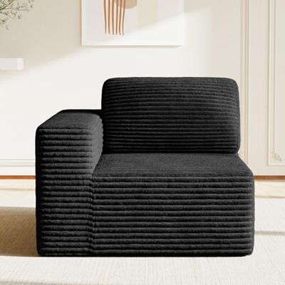 Vesgantti Modulare Wohnlandschaft Ecksofa, Cord Sofa mit Federkern, Kühlgel-Schicht & hochdichter Komfortpolsterung, extra tiefer Sitzfläche, Polstersofa für Wohnzimmer, ohne Montage (linkes Modul) Vesgantti Modulare Wohnlandschaft Ecksofa, Cord Sofa mit Federkern, Kühlgel-Schicht & hochdichter Komfortpolsterung, extra tiefer Sitzfläche, Polstersofa für Wohnzimmer, ohne Montage (linkes Modul)