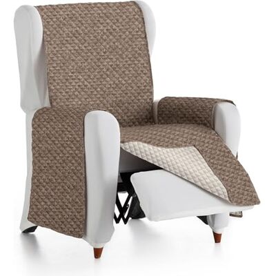 ECOMMERC3 Wendbarer Sofabezug, Größe 1-Sitzer, praktischer und vielseitiger Schutz, wendbar, Braun, einfach anzubringen, ideal für Sofas und Haustiere ECOMMERC3 Wendbarer Sofabezug, Größe 1-Sitzer, praktischer und vielseitiger Schutz, wendbar, Braun, einfach anzubringen, ideal für Sofas und Haustiere