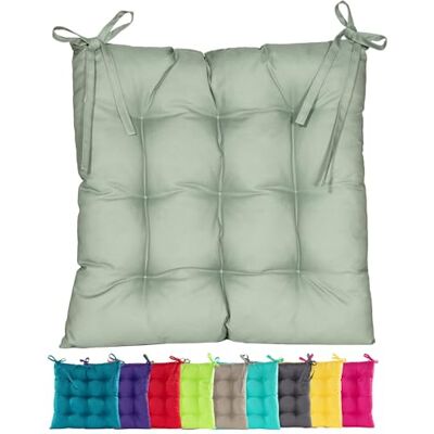 JACK Outdoor Stuhlkissen 38x38cm Lounge Kissen Auflage Wasserfest Sitzkissen Garten Lotus Effekt, Farbe:Oliv JACK Outdoor Stuhlkissen 38x38cm Lounge Kissen Auflage Wasserfest Sitzkissen Garten Lotus Effekt, Farbe:Oliv