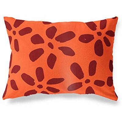 Bonamaison Le Jardin du Lin Kissenbezug Zierkissenbezug Orange-Bordeaux Kissenbezug, Für Bett, Auto, Sofa, Haus, Wohnzimmer, Schlafzimmer, Dekoration, 45x60 Cm Entworfen und hergestellt in der Türkei Bonamaison Le Jardin du Lin Kissenbezug Zierkissenbezug Orange-Bordeaux Kissenbezug, Für Bett, Auto, Sofa, Haus, Wohnzimmer, Schlafzimmer, Dekoration, 45x60 Cm Entworfen und hergestellt in der Türkei