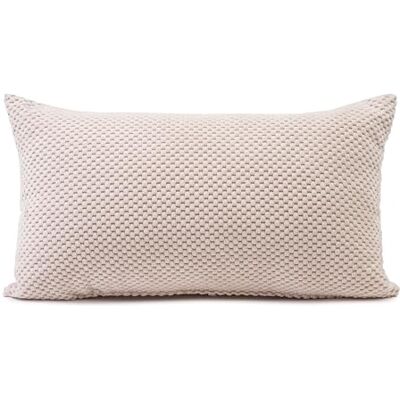 Gözze Kissen Sven, Dekokissen in genoppter Optik, Weiches Sofakissen mit Füllung, 100% Polyester, 30 x 50 cm Creme Gözze Kissen Sven, Dekokissen in genoppter Optik, Weiches Sofakissen mit Füllung, 100% Polyester, 30 x 50 cm Creme