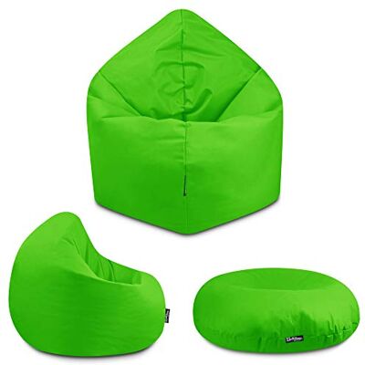 BuBiBag Sitzsack Kinder mit Füllung Bodenkissen Sitzkissen 110 cm Bean Bag mit EPS-Füllung, verdeckter Reißverschluss, abwischbar, Kuschelecke und Spielecke, Indoor geeignet BuBiBag Sitzsack Kinder mit Füllung Bodenkissen Sitzkissen 110 cm Bean Bag mit EPS-Füllung, verdeckter Reißverschluss, abwischbar, Kuschelecke und Spielecke, Indoor geeignet