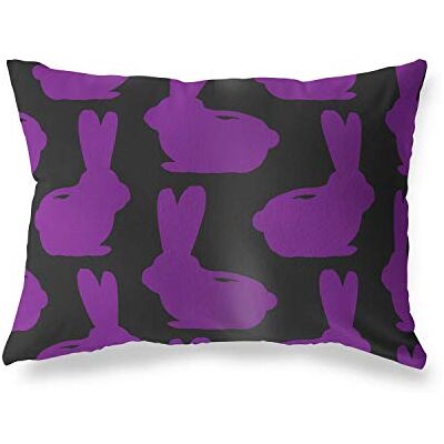Bonamaison Le Jardin du Lin Kissenbezug Zierkissenbezug Lila-Schwarz Kissenbezug, Für Bett, Auto, Sofa, Haus, Wohnzimmer, Schlafzimmer, Dekoration, 45x60 Cm Entworfen und hergestellt in der Türkei Bonamaison Le Jardin du Lin Kissenbezug Zierkissenbezug Lila-Schwarz Kissenbezug, Für Bett, Auto, Sofa, Haus, Wohnzimmer, Schlafzimmer, Dekoration, 45x60 Cm Entworfen und hergestellt in der Türkei