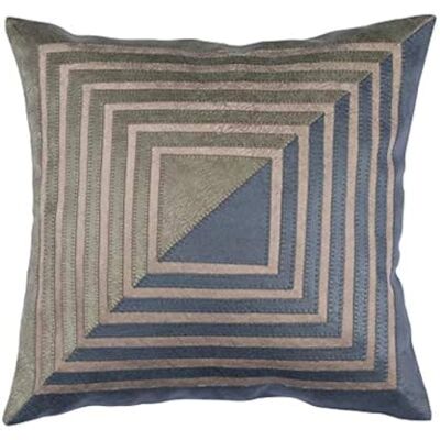 Stanley , handgefertigte, dekorative Kissen, Samt-Touch Laserschnitt Stickerei Akzent Home Sofa Kissenbezug, 45 x 45 cm, Marineblau/Khaki, 18 (W) x 18 (H) inches (Standard Cushion Size) Stanley , handgefertigte, dekorative Kissen, Samt-Touch Laserschnitt Stickerei Akzent Home Sofa Kissenbezug, 45 x 45 cm, Marineblau/Khaki, 18 (W) x 18 (H) inches (Standard Cushion Size)