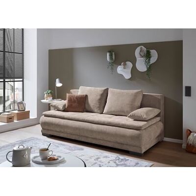 Stella Trading Liam Schlafsofa in Hellbraun – Modernes Design mit Bonell-Federkern, Bettkasten & Schlaffunktion für höchsten Komfort im Wohn- und Gästebereich Stella Trading Liam Schlafsofa in Hellbraun – Modernes Design mit Bonell-Federkern, Bettkasten & Schlaffunktion für höchsten Komfort im Wohn- und Gästebereich