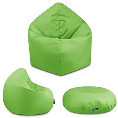 BuBiBag Sitzsack Kinder mit Füllung Bodenkissen Sitzkissen 110 cm Bean Bag mit EPS-Füllung, verdeckter Reißverschluss, abwischbar, Kuschelecke und Spielecke, Indoor geeignet BuBiBag Sitzsack Kinder mit Füllung Bodenkissen Sitzkissen 110 cm Bean Bag mit EPS-Füllung, verdeckter Reißverschluss, abwischbar, Kuschelecke und Spielecke, Indoor geeignet