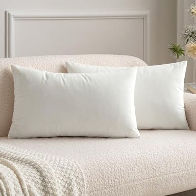 MIULEE 2er Set Kissenbezug 30x50 cm samtkissen couchkissen Weiß Kissenhülle Dekorative Dekokissen Sofakissen Wurfkissenbezug mit Verstecktem Reißverschluss Sofa Schlafzimmer MIULEE 2er Set Kissenbezug 30x50 cm samtkissen couchkissen Weiß Kissenhülle Dekorative Dekokissen Sofakissen Wurfkissenbezug mit Verstecktem Reißverschluss Sofa Schlafzimmer