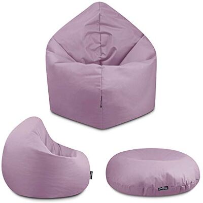 BuBiBag Sitzsack Kinder mit Füllung Bodenkissen Sitzkissen 110 cm Bean Bag mit EPS-Füllung, verdeckter Reißverschluss, abwischbar, Kuschelecke und Spielecke, Indoor geeignet BuBiBag Sitzsack Kinder mit Füllung Bodenkissen Sitzkissen 110 cm Bean Bag mit EPS-Füllung, verdeckter Reißverschluss, abwischbar, Kuschelecke und Spielecke, Indoor geeignet