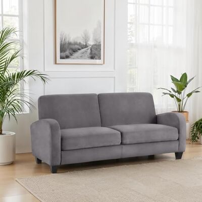 Julian Bowen Vivo 3-Sitzer-Sofa, Chenille, Grau Julian Bowen Vivo 3-Sitzer-Sofa, Chenille, Grau