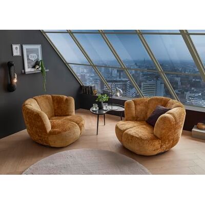 Stella Trading Muriel Sessel Wohnzimmer, Gold Bequemer Fernsehsessel Relaxsessel drehbar 101 x 69 x 107 cm (B/H/T) Stella Trading Muriel Sessel Wohnzimmer, Gold Bequemer Fernsehsessel Relaxsessel drehbar 101 x 69 x 107 cm (B/H/T)