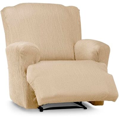 Eysa elastischer sofabezug Relax-liegesofa beige Design Luz Eysa elastischer sofabezug Relax-liegesofa beige Design Luz